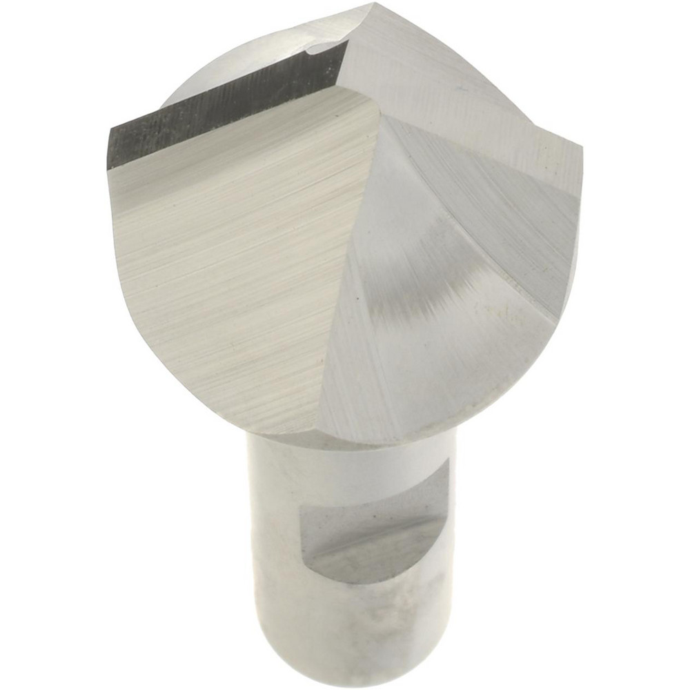 Hertel Chamfer Mill: 3/4" Dia, 3/8" Shank Dia, 90 deg, Cobalt, Single End - 19243