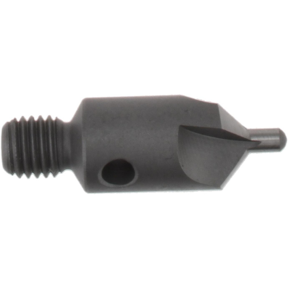 Made in USA 1-1/8" OAL, 3/8" Head Dia, 3 Flute, 100° Incl Angle, Integral Pilot, Adjustable Stop Countersink - 150-3-100-.0938