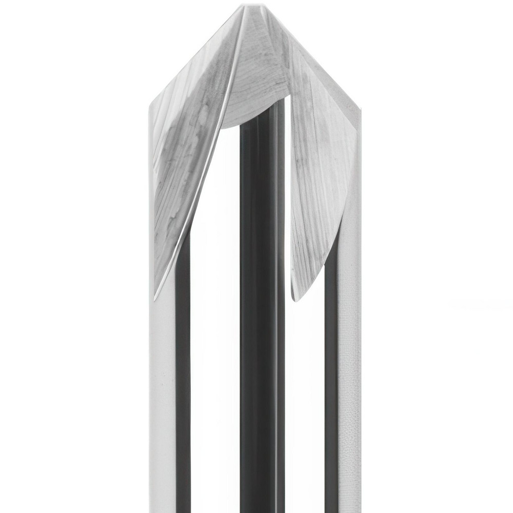 Harvey Tool Chamfer Mill: 6.00 mm Dia, 90 deg, 4 Flute, Solid Carbide, Single End - 764545