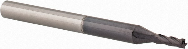 Seco Chamfer Mill: 3/8" Dia, 3/8" Shank Dia, 60 deg, 4 Flute, Solid Carbide, Single End - 17004749