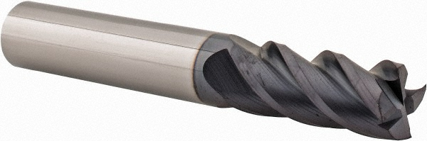 Seco Chamfer Mill: 3/8" Dia, 3/8" Shank Dia, 60 deg, 4 Flute, Solid Carbide, Single End - 17004749