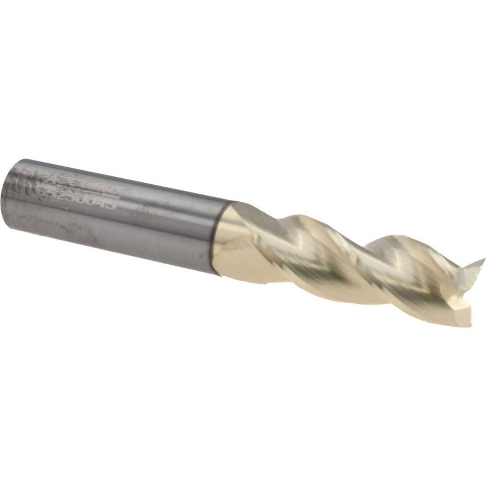 Seco Chamfer Mill: 3/8" Dia, 3/8" Shank Dia, 60 deg, 4 Flute, Solid Carbide, Single End - 17004749