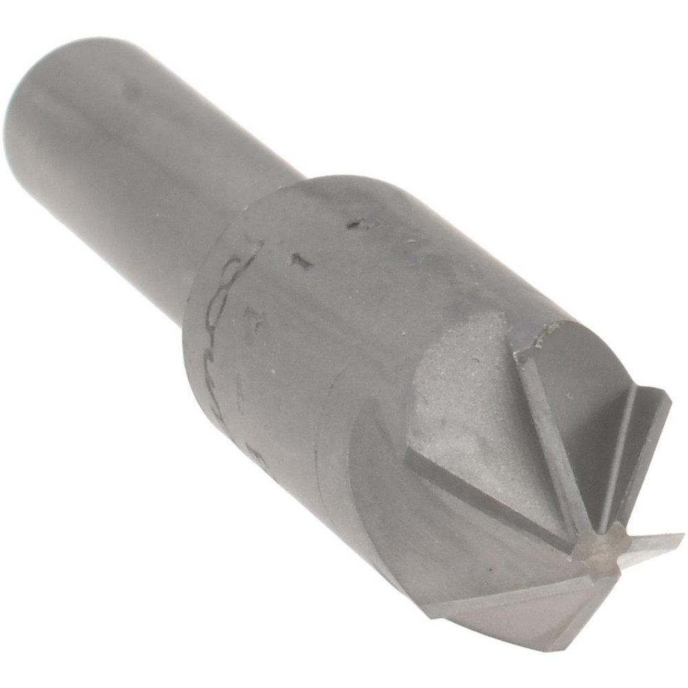 Made in USA Countersink: 3/8" Head Dia, 82.00 deg Included Angle, 6 Flute, High-Speed Steel, Right Hand Cut - 02394