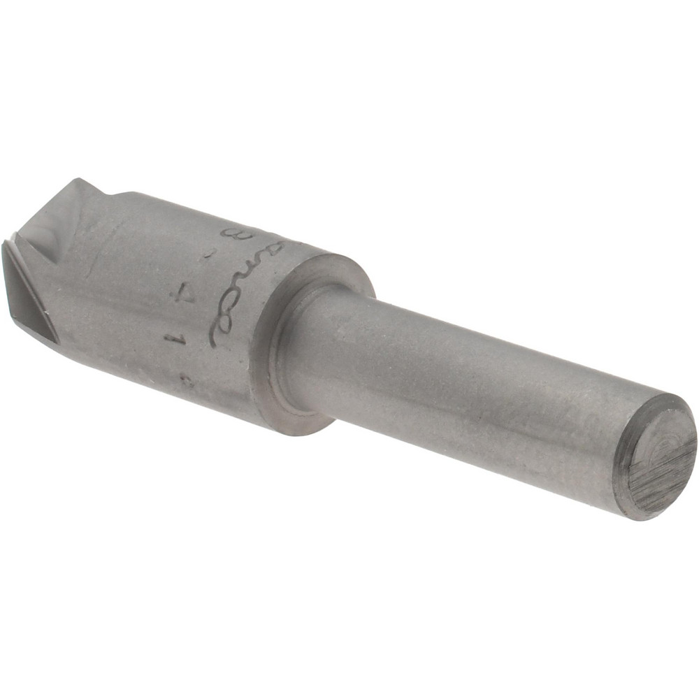 Made in USA Countersink: 3/8" Head Dia, 82.00 deg Included Angle, 6 Flute, High-Speed Steel, Right Hand Cut - 02394