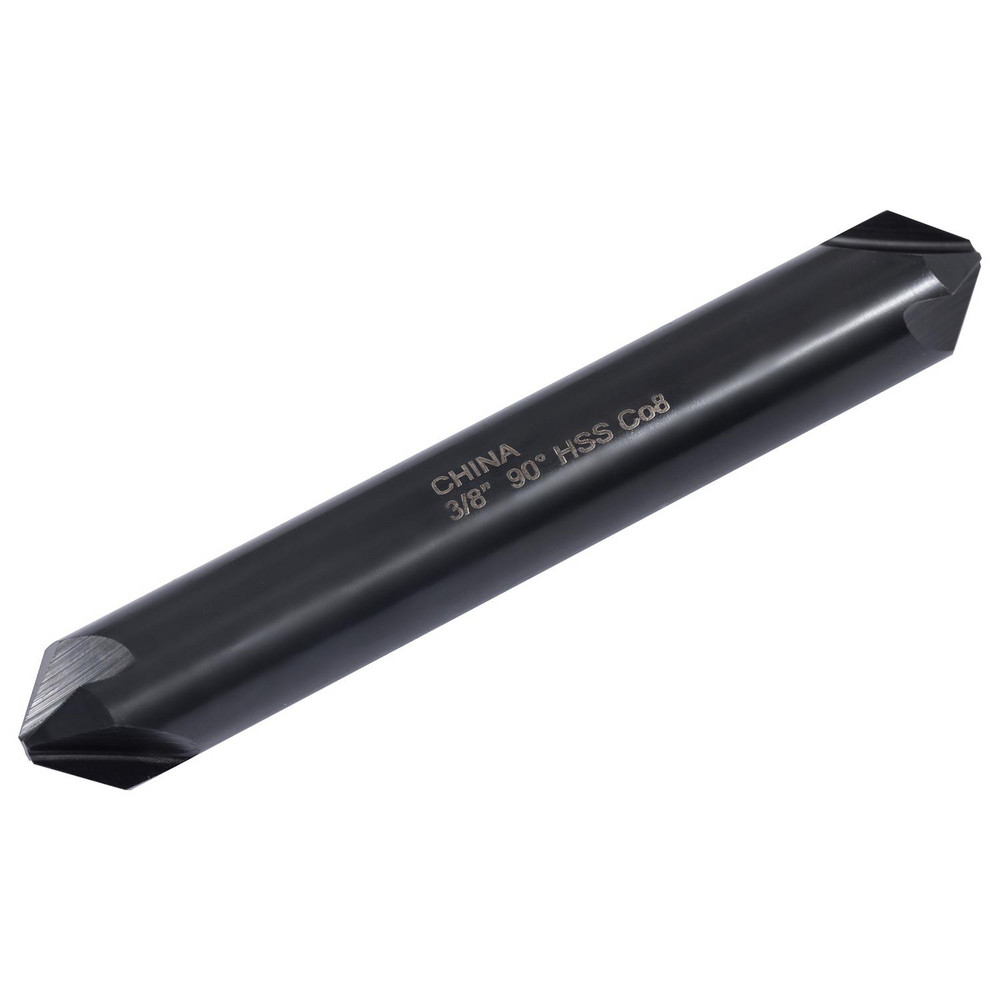 Hertel Countersink: 3/8" Head Dia, 90.00 deg Included Angle, 4 Flute, High-Speed Steel, Right Hand Cut - GX89336812
