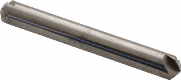 Hertel Countersink: 1/4" Head Dia, 110.00 deg Included Angle, 4 Flute, Solid Carbide, Right Hand Cut - 334-303090