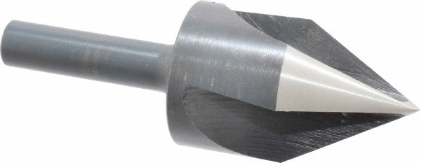 Cleveland Countersink: 1-1/2" Head Dia, 82.00 deg Included Angle, 3 Flute, High-Speed Steel, Right Hand Cut - C46190
