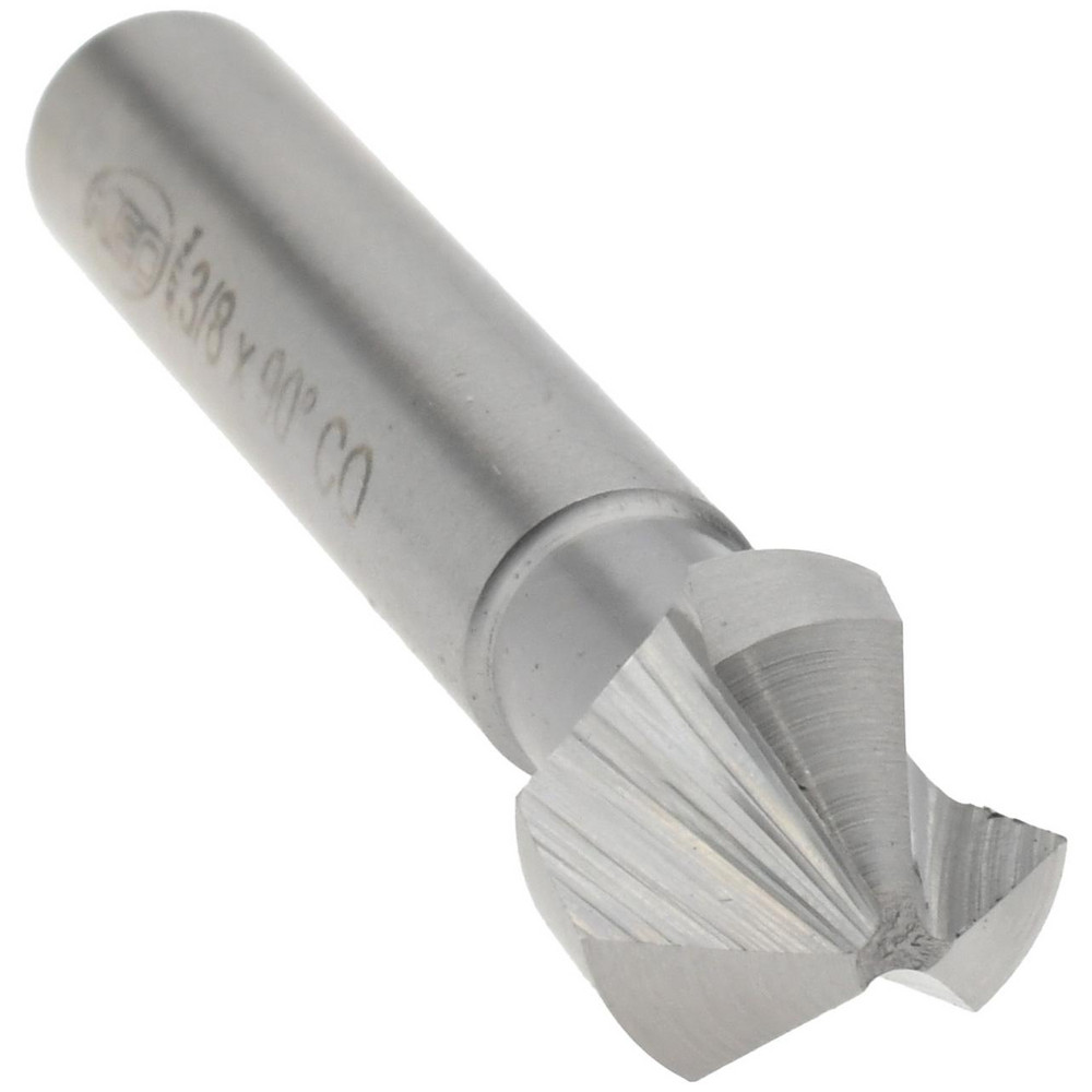 Keo Countersink: 3/8" Head Dia, 90.00 deg Included Angle, 3 Flute, Cobalt Steel, Right Hand Cut - 919-000-283