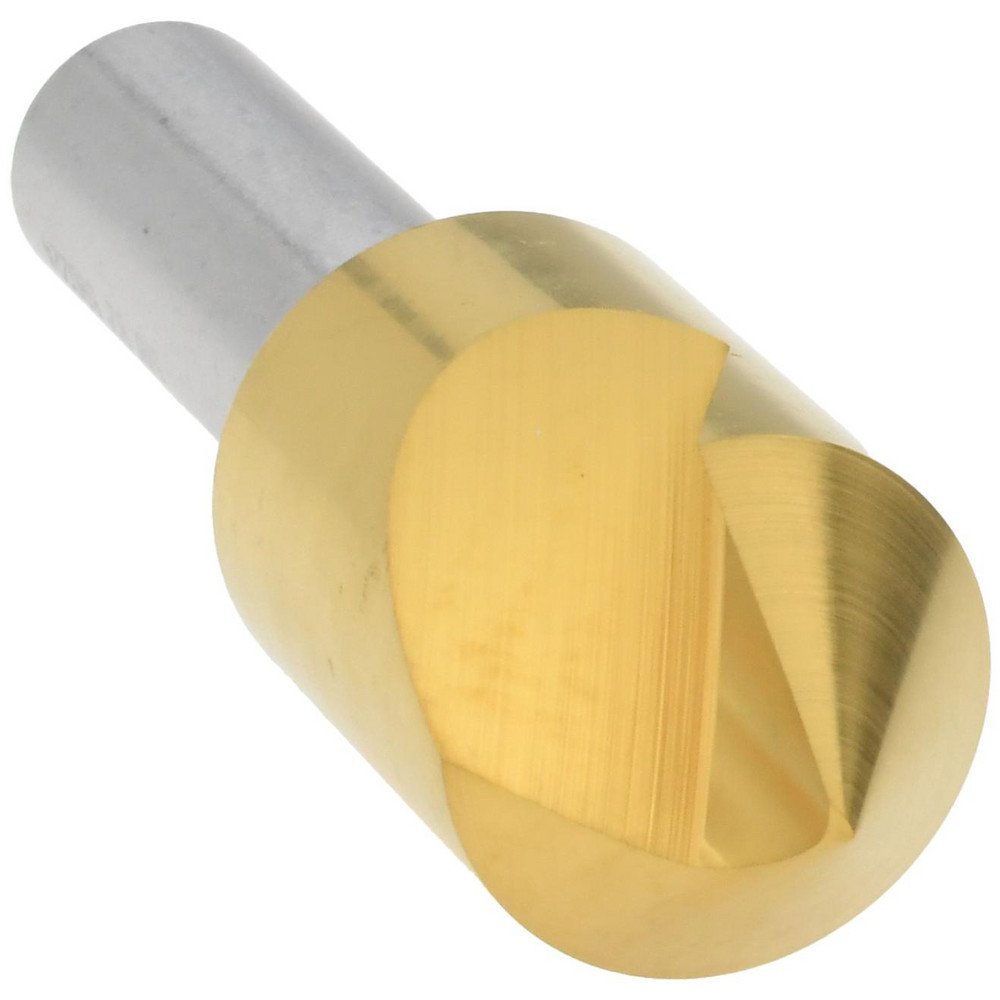 Melin Tool Countersink: 5/8" Head Dia, 82.00 deg Included Angle, 1 Flute, Cobalt Steel, Right Hand Cut - 18162