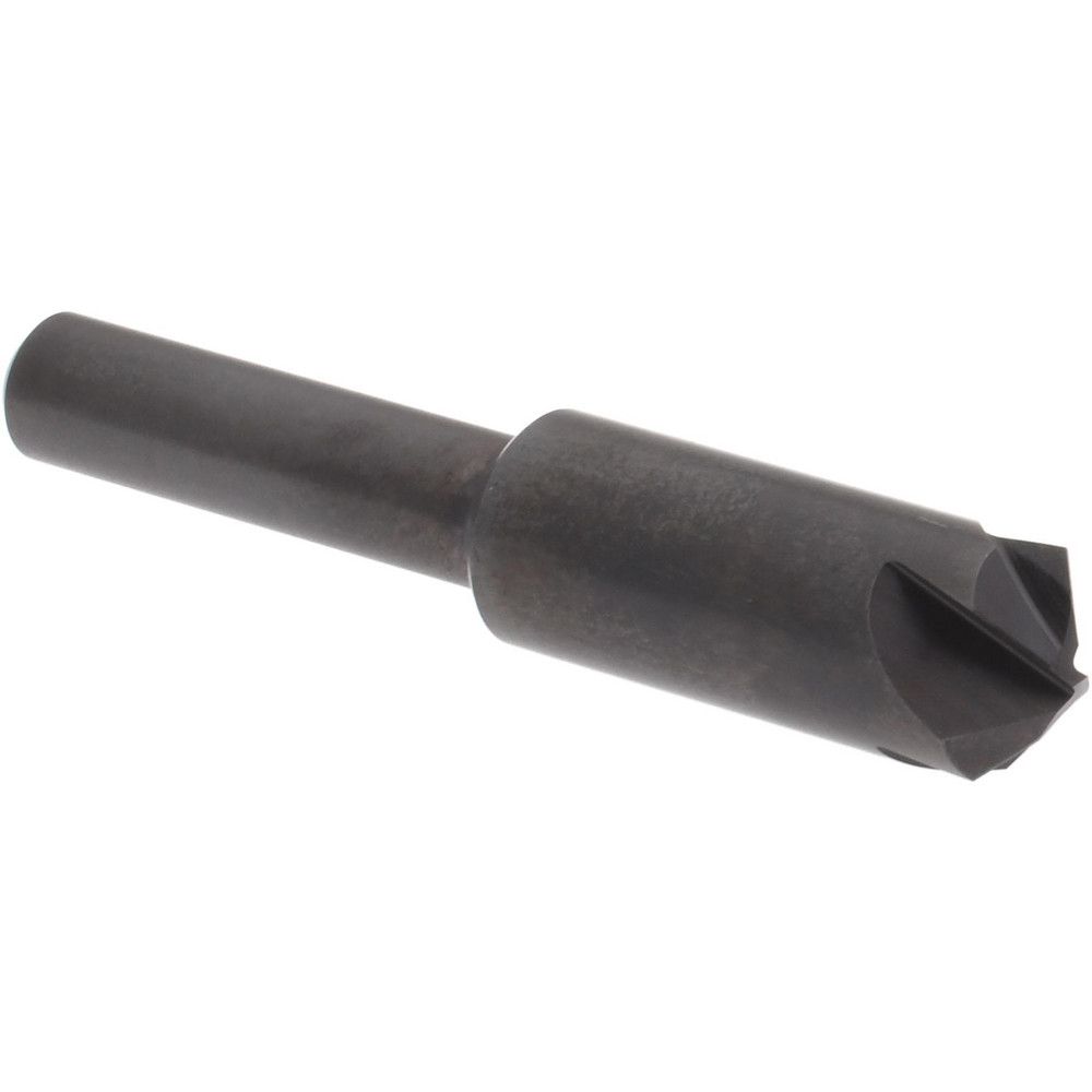 Hertel Countersink: 3/8" Head Dia, 110.00 deg Included Angle, 4 Flute, High-Speed Steel, Right Hand Cut - GX89336200