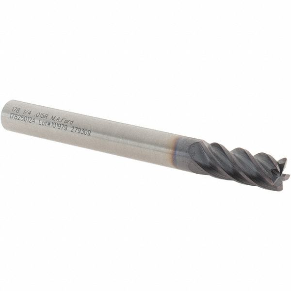 Hertel Countersink: 1/4" Head Dia, 60.00 deg Included Angle, 6 Flute, Solid Carbide, Right Hand Cut - 336-203050