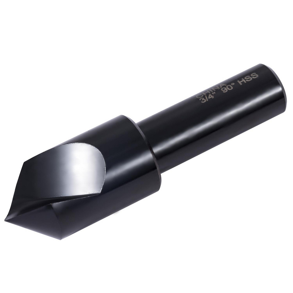 Hertel Countersink: 3/4" Head Dia, 90.00 deg Included Angle, 1 Flute, High-Speed Steel, Right Hand Cut - GX89340590
