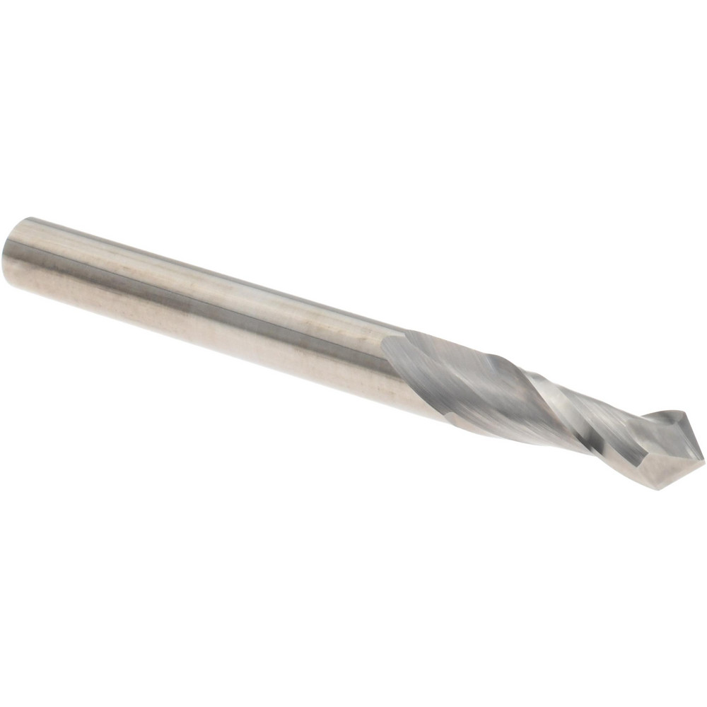 Harvey Tool Chamfer Mill: 3/8" Dia, 3/8" Shank Dia, 120 deg, 4 Flute, Solid Carbide, Single End - 888824-C3