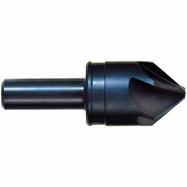 M.A. Ford® Countersink: 3/4" Head Dia, 90.00 deg Included Angle, 6 Flute, High-Speed Steel, Right Hand Cut - 79075003T