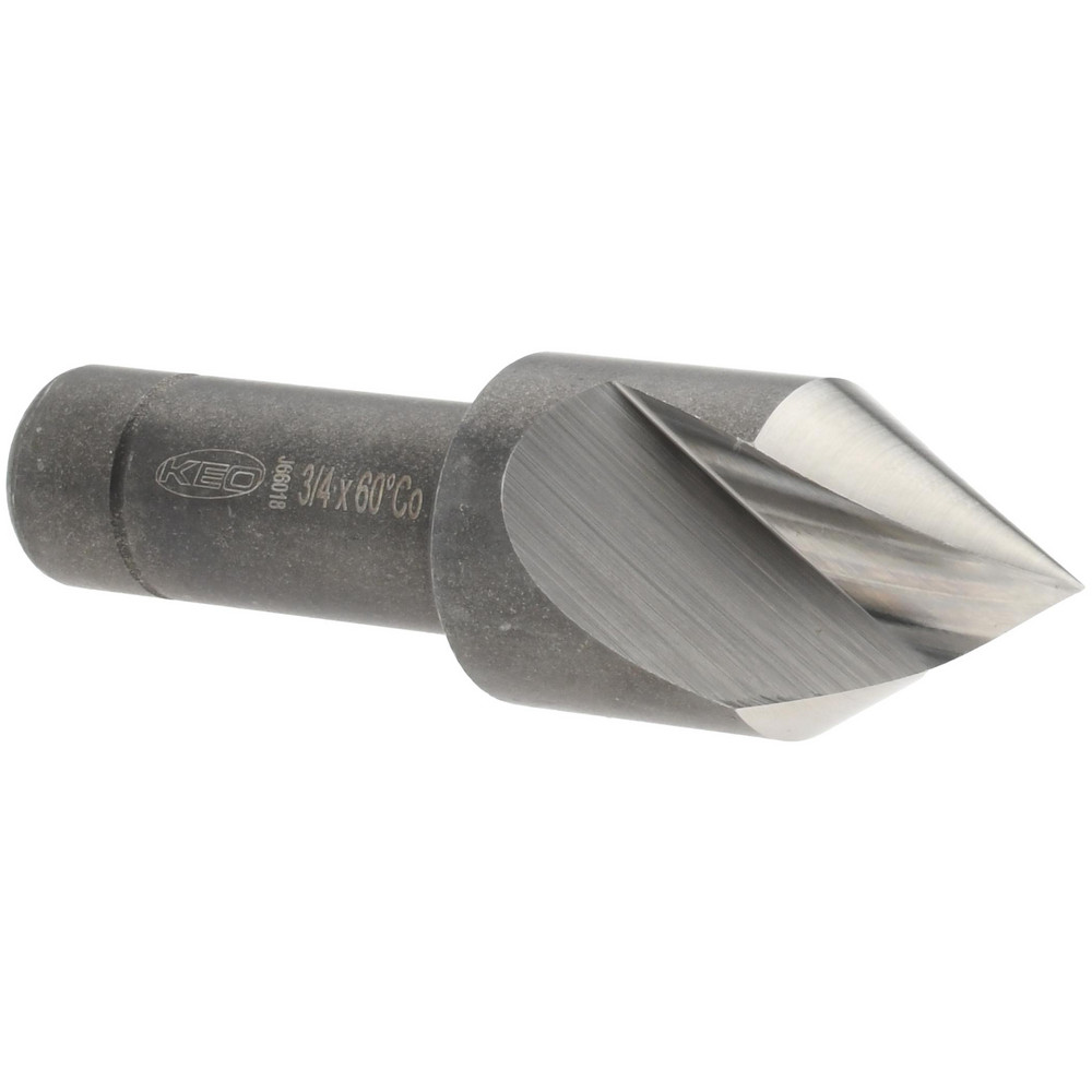 Keo Countersink: 3/4" Head Dia, 82.00 deg Included Angle, 1 Flute, Cobalt Steel, Right Hand Cut - 919-000-585