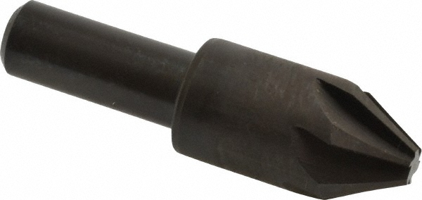 M.A. Ford® Countersink: 3/4" Head Dia, 60.00 deg Included Angle, 6 Flute, High-Speed Steel, Right Hand Cut - 79075001