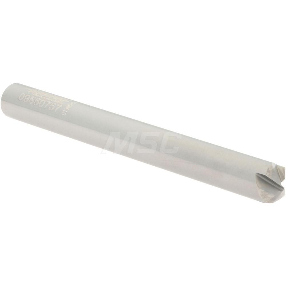 Accupro Chamfer Mill: 1/4" Dia, 1/4" Shank Dia, 120 deg, 4 Flute, Solid Carbide, Single End - 2500044