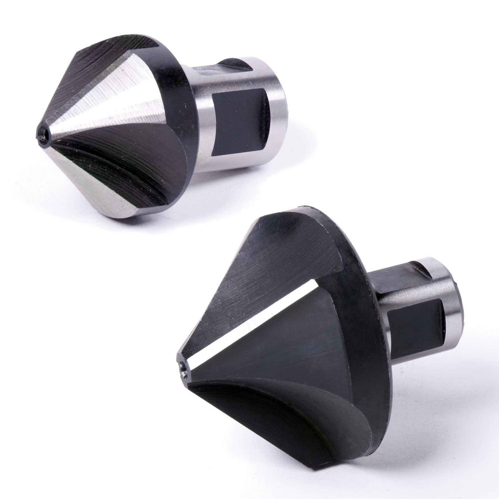Evolution Power Tools Countersink: 1.5000" Head Dia, 82.00 deg Included Angle, 3 Flute, High-Speed Steel, Right Hand Cut - CS823F-15