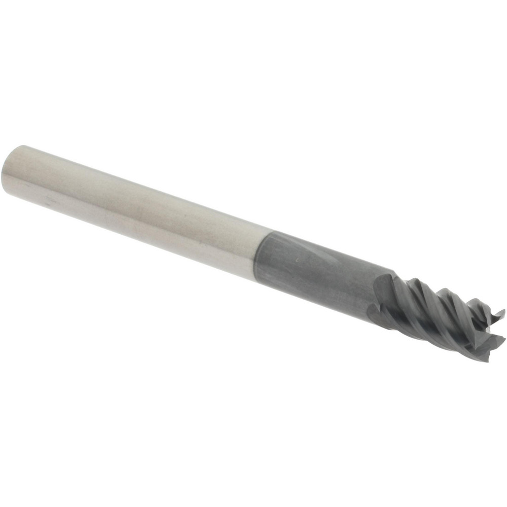 Helical Solutions Chamfer Mill: 1/4" Dia, 1/4" Shank Dia, 100 deg, 5 Flute, Solid Carbide, Single End - 88464