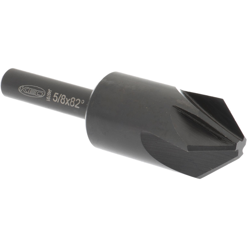 M.A. Ford® Countersink: 5/8" Head Dia, 82.00 deg Included Angle, 6 Flute, High-Speed Steel, Right Hand Cut - 79062502
