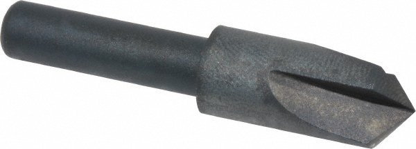 Cleveland Countersink: 3/8" Head Dia, 100.00 deg Included Angle, 3 Flute, High-Speed Steel, Right Hand Cut - C46159
