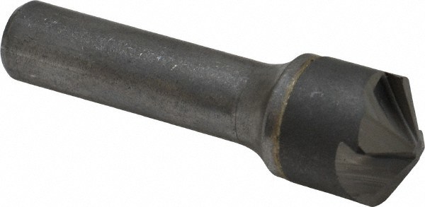 Hertel Countersink: 3/4" Head Dia, 120.00 deg Included Angle, 4 Flute, Solid Carbide, Right Hand Cut - 334-008090