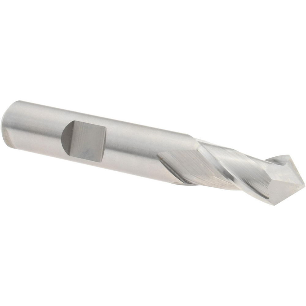 M.A. Ford® Chamfer Mill: 3/8" Dia, 3/8" Shank Dia, 90 deg, 3 Flute, Solid Carbide, Single End - 3HC037503
