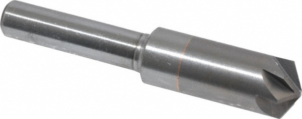 Hertel Countersink: 3/8" Head Dia, 120.00 deg Included Angle, 6 Flute, Solid Carbide, Right Hand Cut - 336-005090