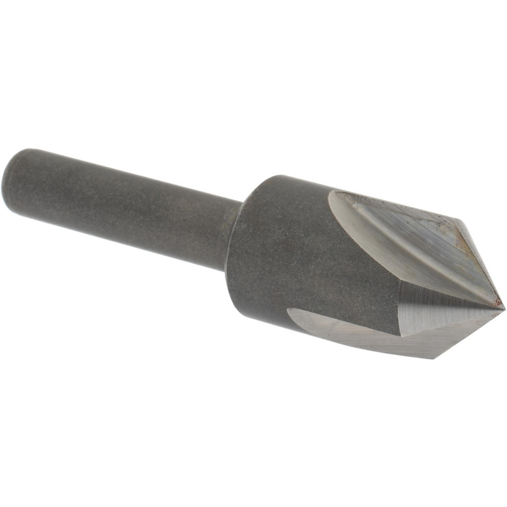 Value Collection Countersink: 1/2" Head Dia, 90.00 deg Included Angle, 3 Flute, High-Speed Steel, Right Hand Cut - SC4090032