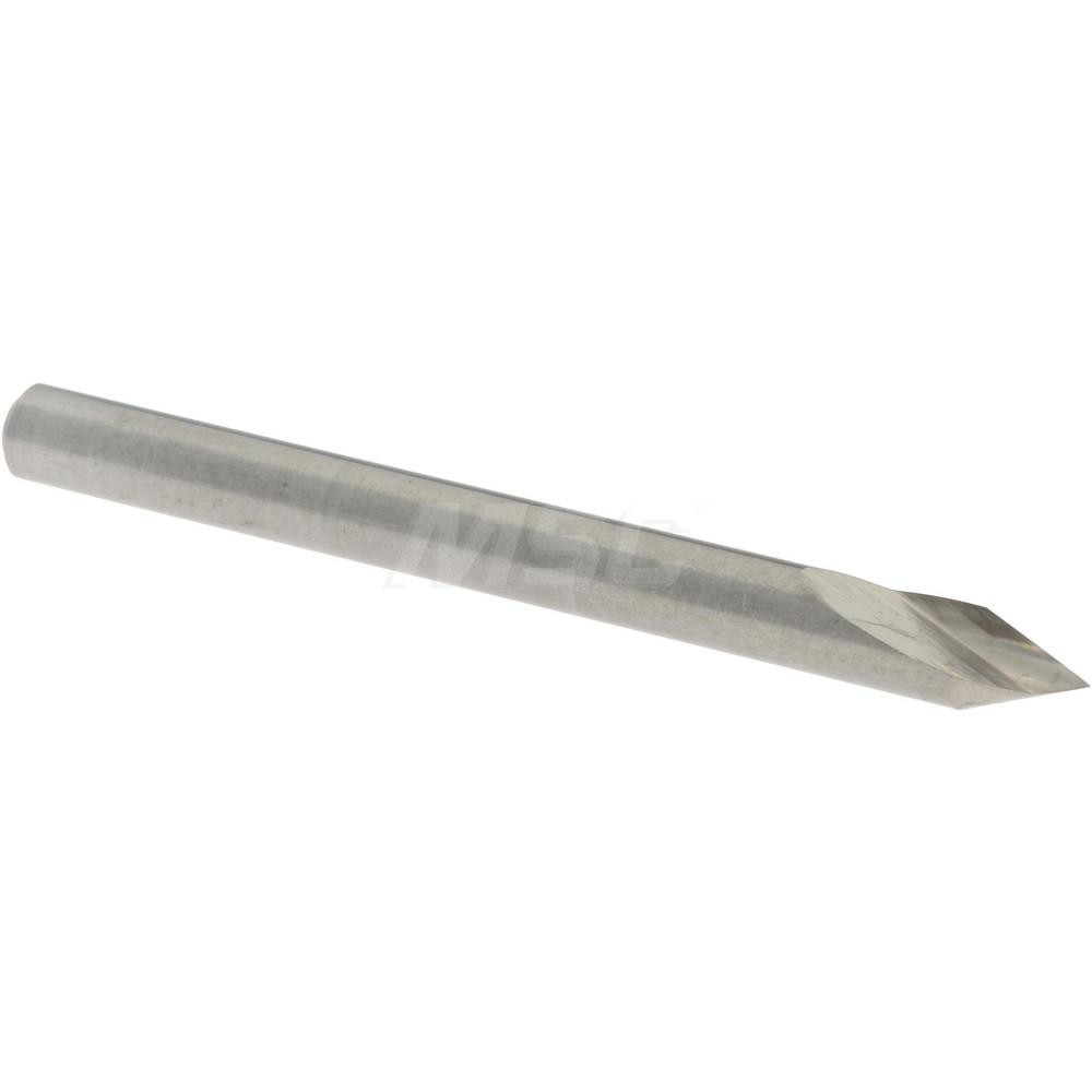 M.A. Ford® Countersink: 1/8" Head Dia, 45.00 deg Included Angle, 1 Flute, Solid Carbide, Right Hand Cut - 60012507