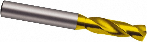 Harvey Tool Chamfer Mill: 1/4" Dia, 1/4" Shank Dia, 90 deg, 3 Flute, Solid Carbide, Single End - 18545-C3