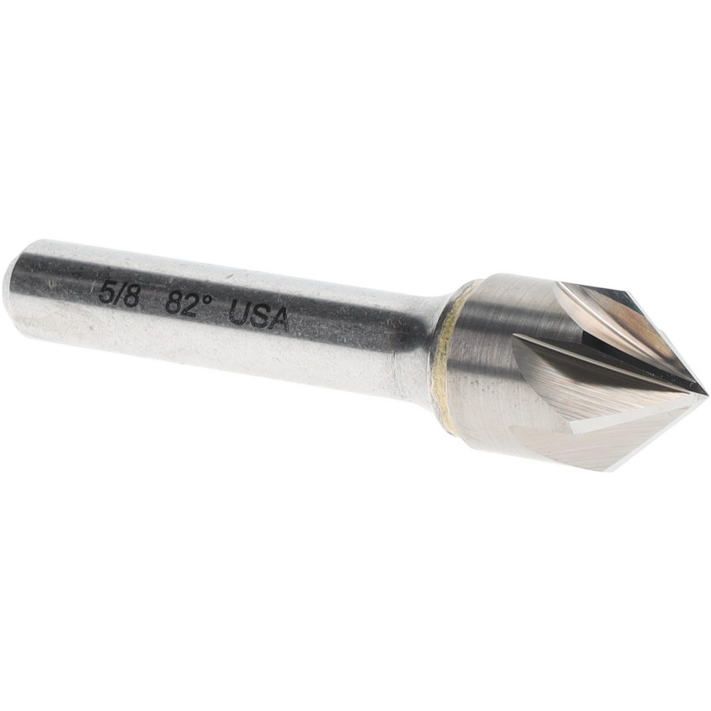 Titan USA Countersink: 5/8" Head Dia, 82.00 deg Included Angle, 6 Flute, Solid Carbide, Right Hand Cut - CS36740