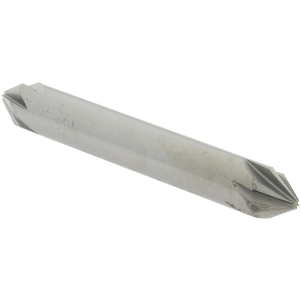 Hertel Countersink: 5/16" Head Dia, 60.00 deg Included Angle, 6 Flute, Solid Carbide, Right Hand Cut - 336-204050