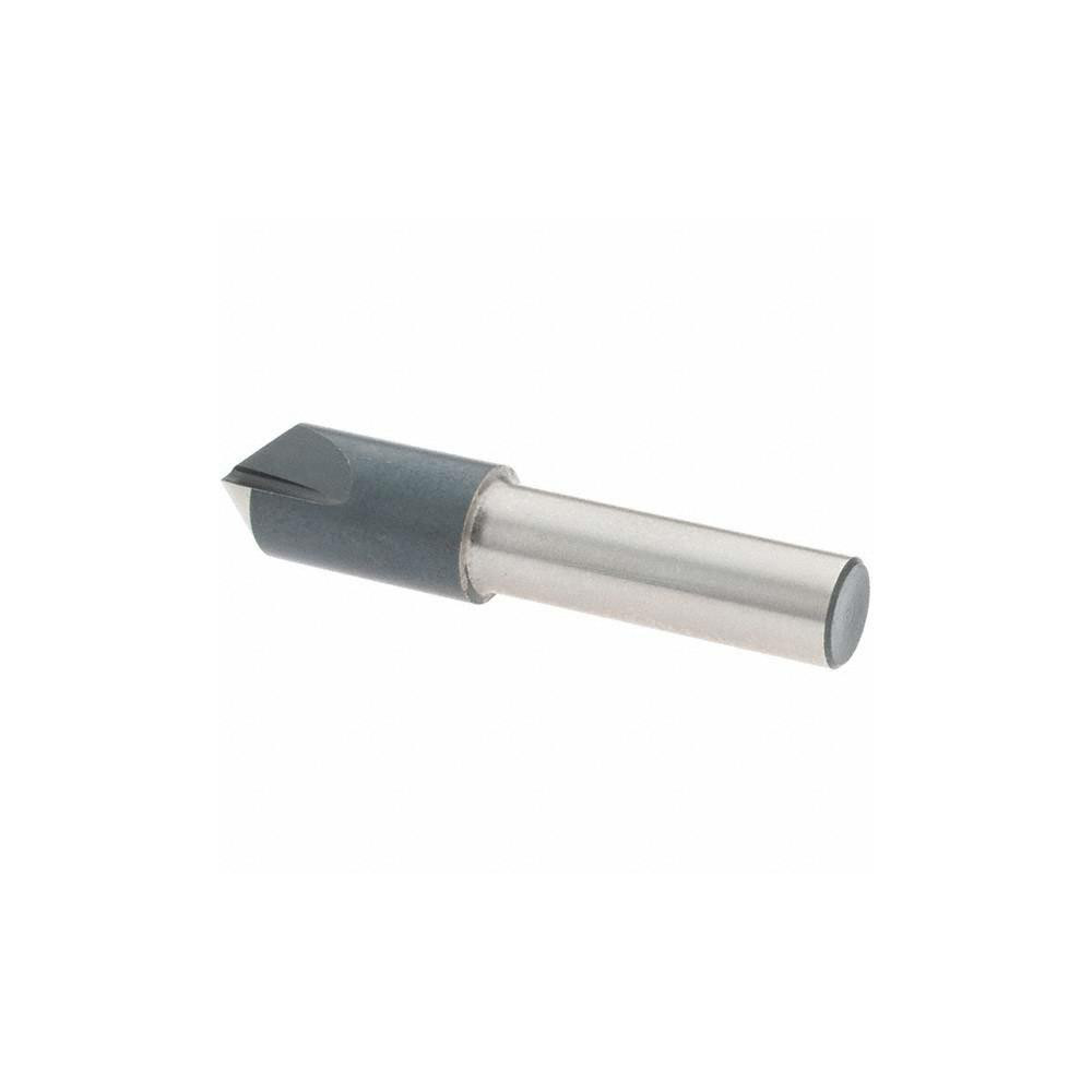 Value Collection Countersink: 5/16" Head Dia, 82.00 deg Included Angle, 1 Flute, High-Speed Steel, Right Hand Cut - 28602