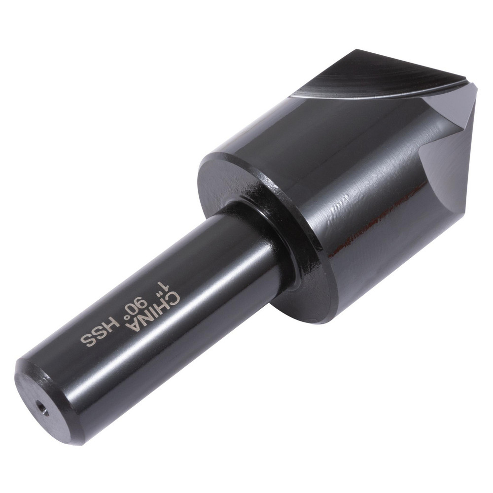 Hertel Countersink: 1" Head Dia, 90.00 deg Included Angle, 4 Flute, High-Speed Steel, Right Hand Cut - GX89330724