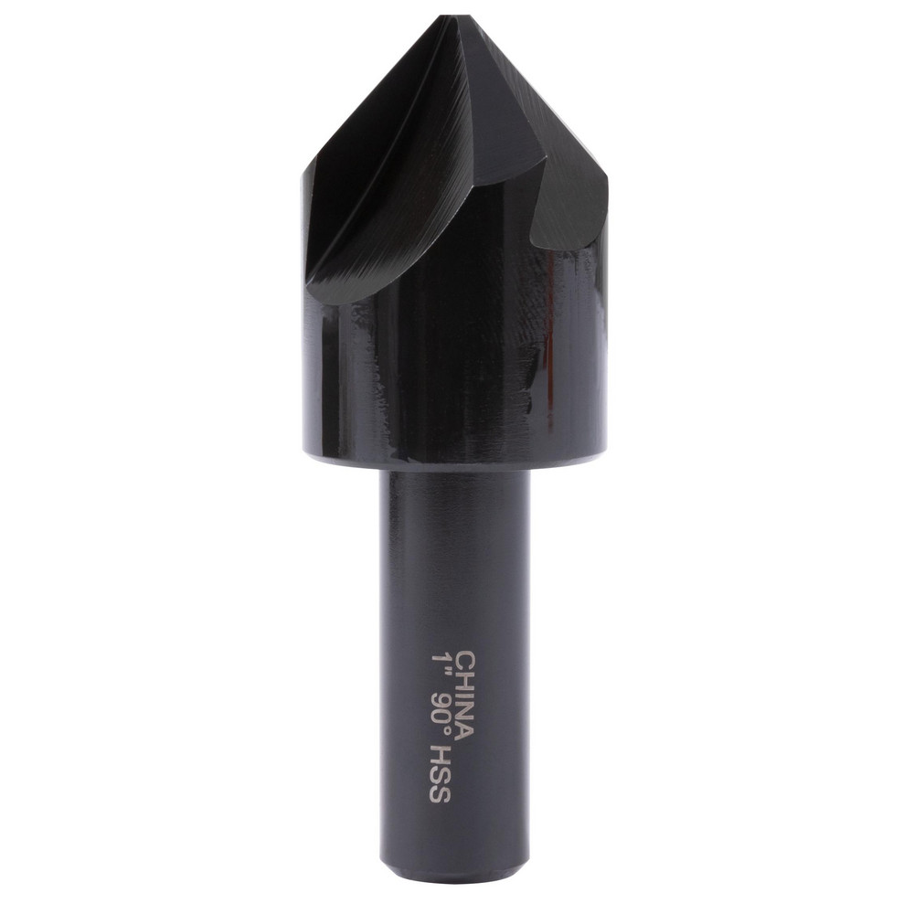 Hertel Countersink: 1" Head Dia, 90.00 deg Included Angle, 4 Flute, High-Speed Steel, Right Hand Cut - GX89330724