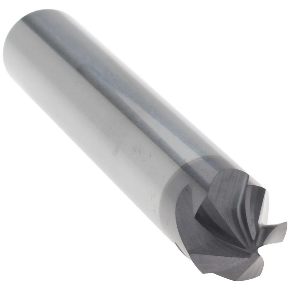 Harvey Tool Chamfer Mill: 3/8" Dia, 3/8" Shank Dia, 90 deg, 5 Flute, Solid Carbide, Single End - 908424-C3
