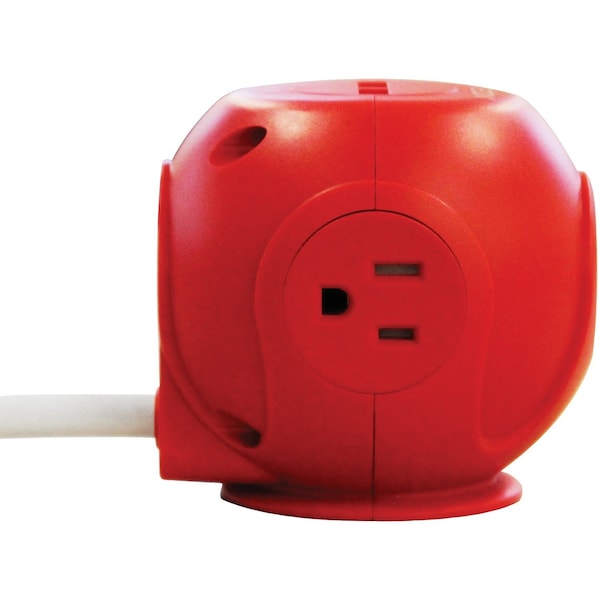 Accell Power Cutie Compact Surge Protector with USB Charging Ports Red - D080B-049C