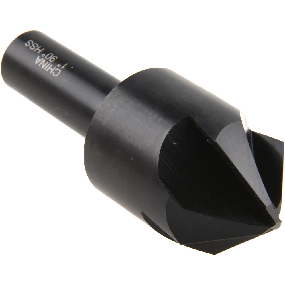 Hertel Countersink: 1" Head Dia, 90.00 deg Included Angle, 4 Flute, High-Speed Steel, Right Hand Cut - GX89335707