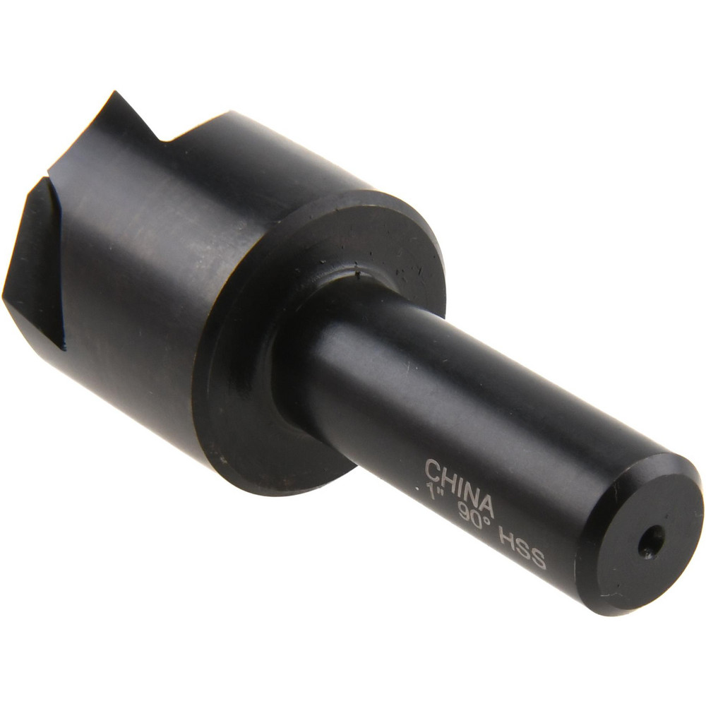 Hertel Countersink: 1" Head Dia, 90.00 deg Included Angle, 4 Flute, High-Speed Steel, Right Hand Cut - GX89335707