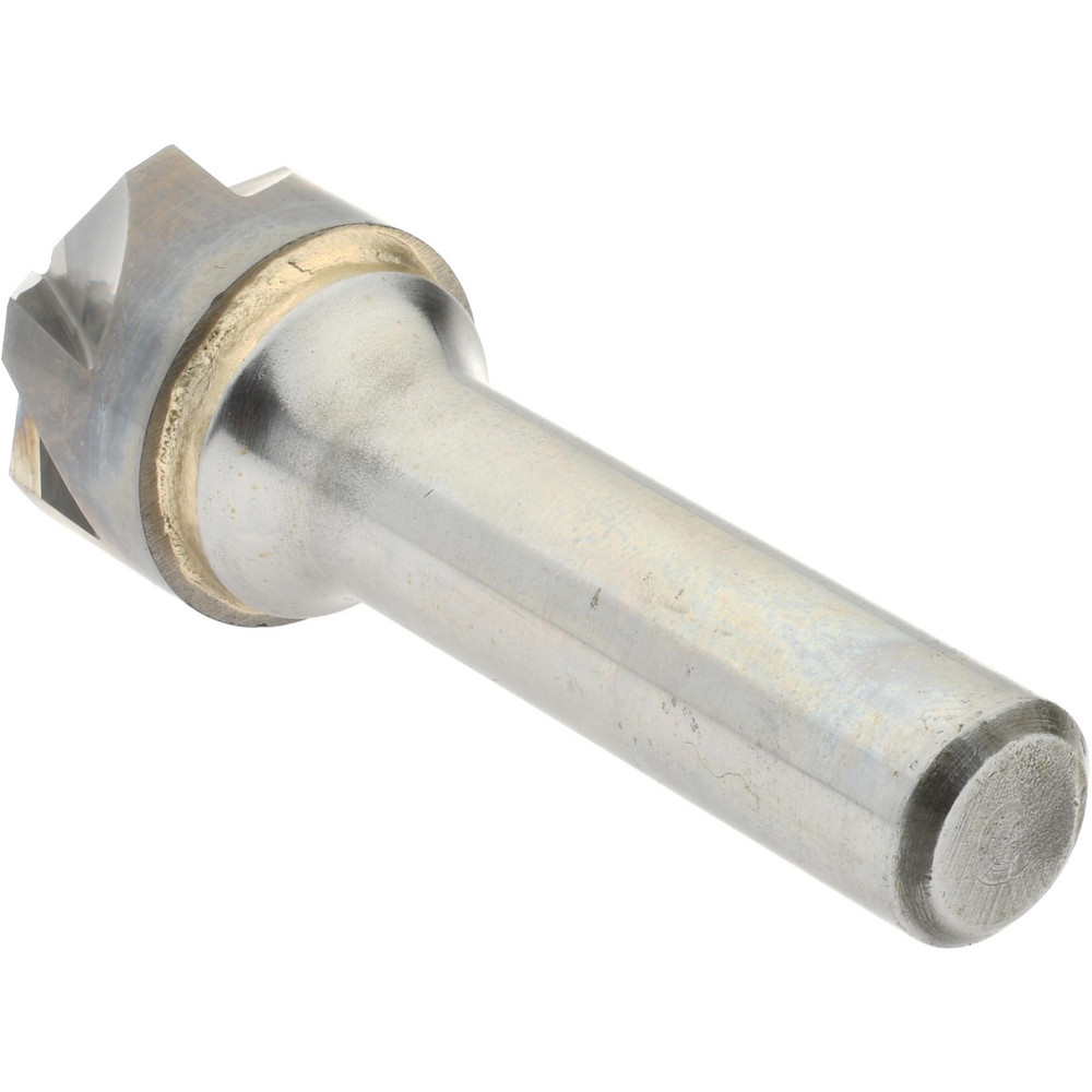 Hertel Countersink: 7/8" Head Dia, 90.00 deg Included Angle, 6 Flute, Solid Carbide, Right Hand Cut - 336-009070