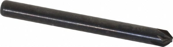 M.A. Ford® Countersink: 1/8" Head Dia, 82.00 deg Included Angle, 6 Flute, High-Speed Steel, Right Hand Cut - 79012502