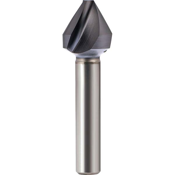 Guhring Countersink: 25.0000 mm Head Dia, 60.00 deg Included Angle, 3 Flute, High-Speed Steel, Right Hand Cut - 9056700250000