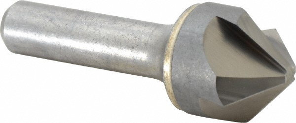 Hertel Countersink: 1" Head Dia, 90.00 deg Included Angle, 4 Flute, Solid Carbide, Right Hand Cut - 334-010070
