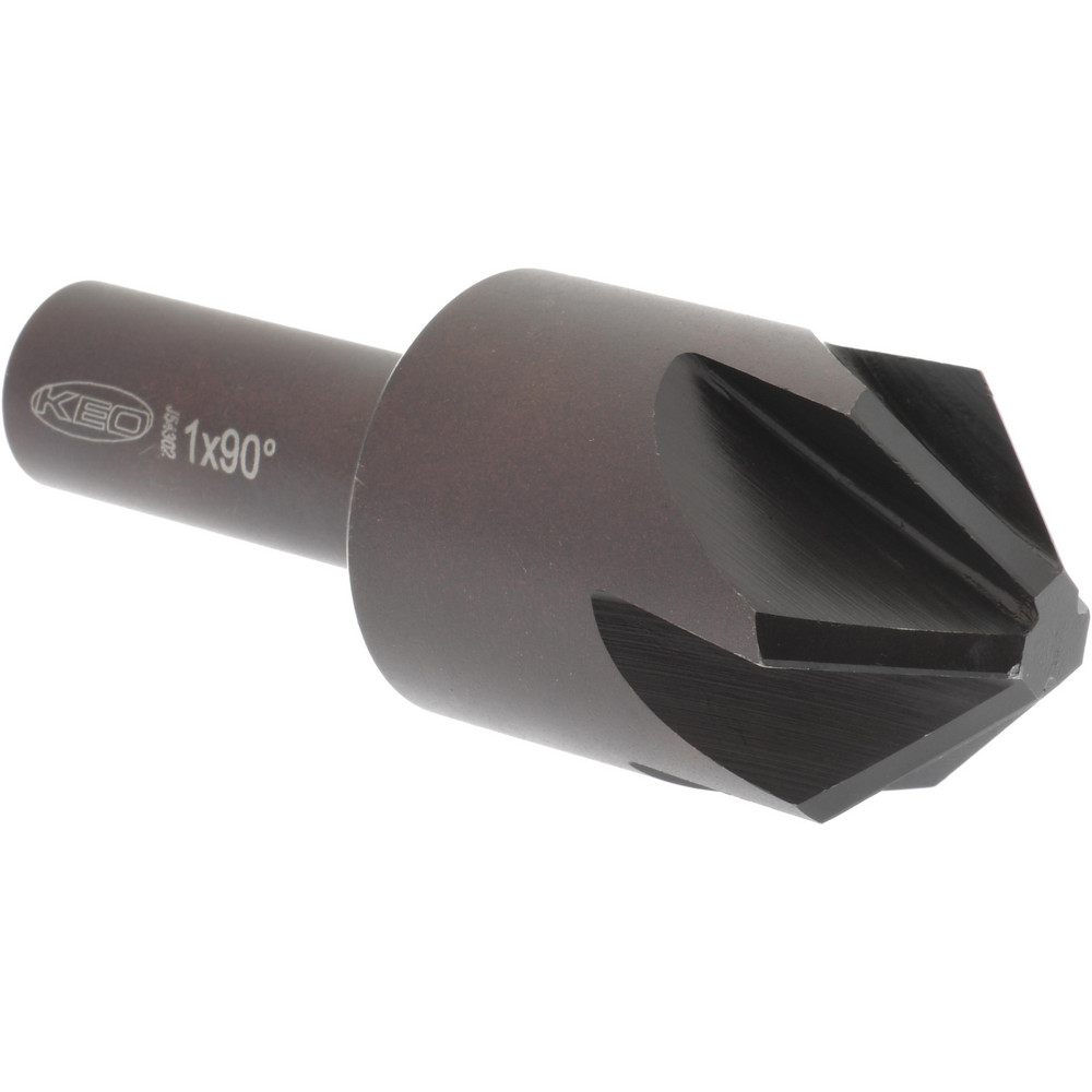 Hertel Countersink: 1" Head Dia, 90.00 deg Included Angle, 4 Flute, Solid Carbide, Right Hand Cut - 334-010070