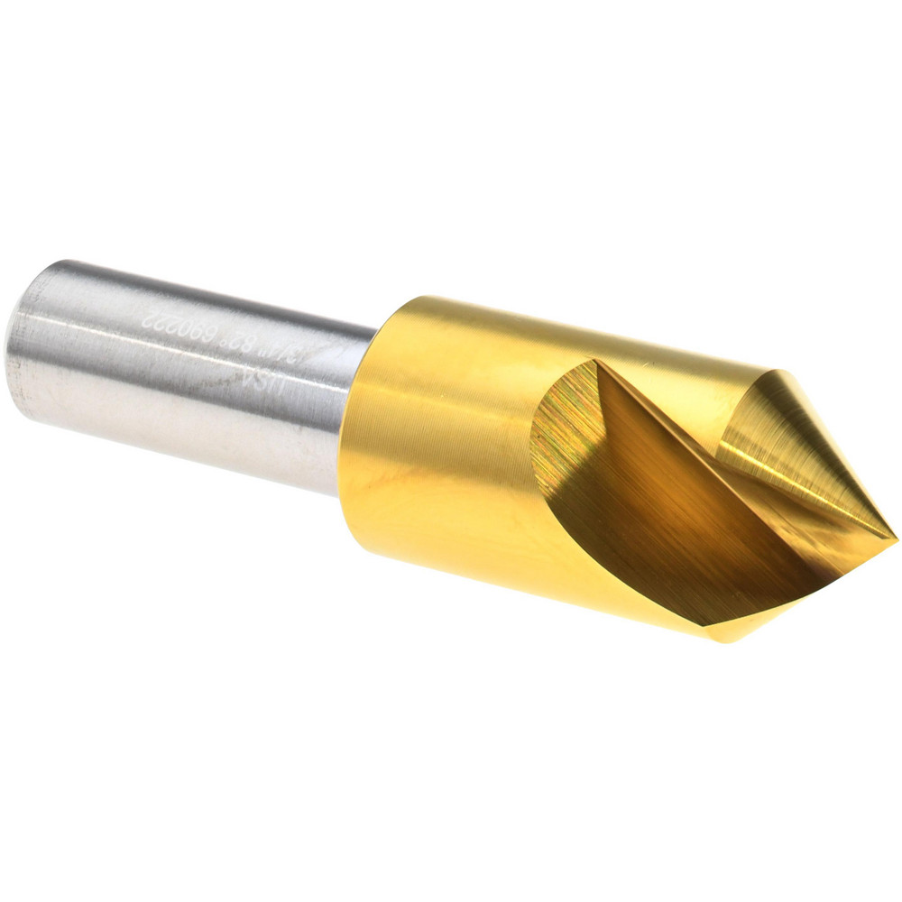 Hertel Countersink: 3/4" Head Dia, 120.00 deg Included Angle, 1 Flute, Solid Carbide, Right Hand Cut - 331-208100