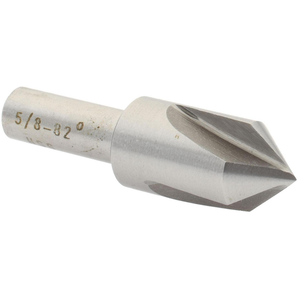 M.A. Ford® Countersink: 5/8" Head Dia, 82.00 deg Included Angle, 3 Flute, High-Speed Steel, Right Hand Cut - 92062502