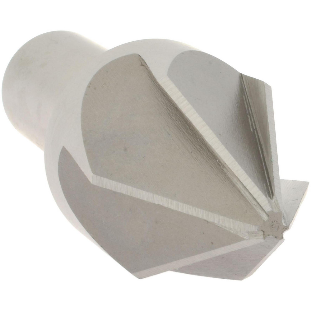 Value Collection Countersink: 1-1/4" Head Dia, 60.00 deg Included Angle, 6 Flute, Cobalt Steel, Right Hand Cut - SC2160116