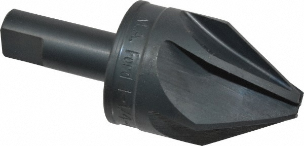 Value Collection Countersink: 1-1/4" Head Dia, 60.00 deg Included Angle, 6 Flute, Cobalt Steel, Right Hand Cut - SC2160116