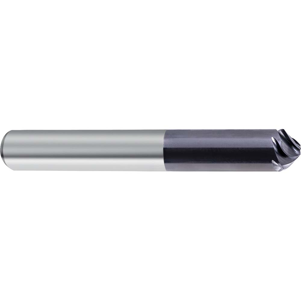 Harvey Tool Chamfer Mill: 1/2" Dia, 1/2" Shank Dia, 60 deg, 5 Flute, Solid Carbide, Single End - 899032